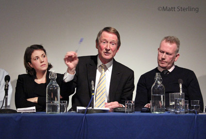 Left-right: Selina Cuff, Chew Valley Gazette; Steve Brodie, BBC Bristol; Mike Norton, Bristol Post; (Photo © Matt Sterling 2017)